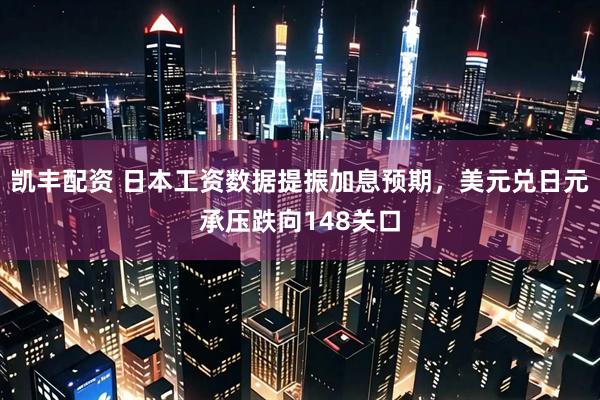 凯丰配资 日本工资数据提振加息预期，美元兑日元承压跌向148关口